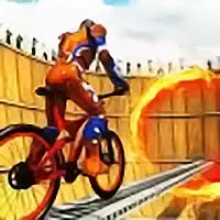 Superheld Bmx Raumschifffahrer